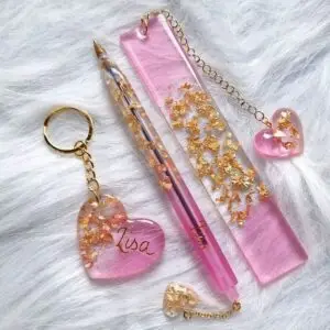 Customized Keychain Bookmarker, And Pen
