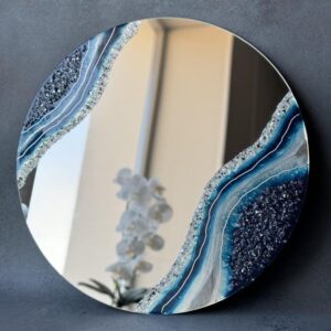 Customized Resin Mirror – 18x18 Inches | Personalized Color & Design